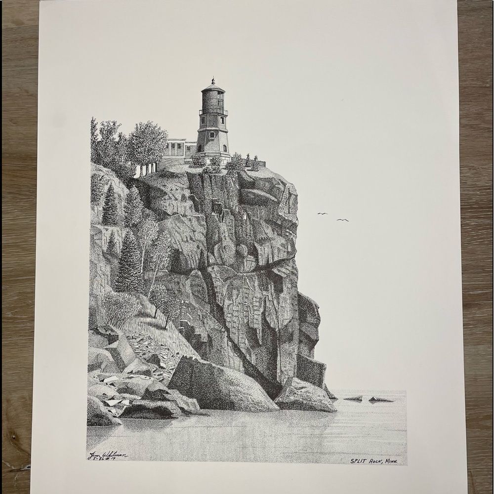 Lighthouse at Split Rock Minnesota Prints